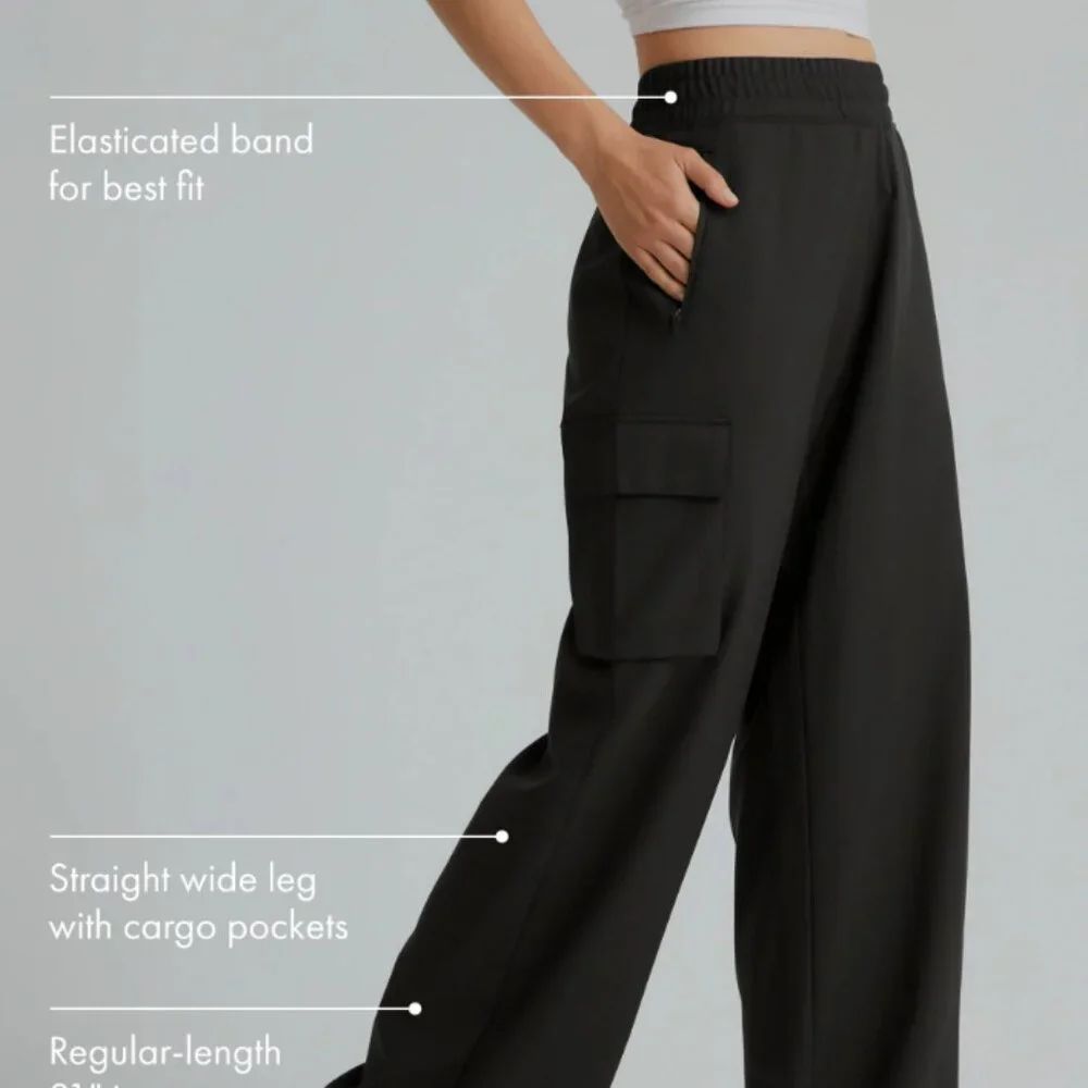 Beyond Yoga - City Chic Wide Leg Cargo Pant - BRAND NEW WITHOUT TAGS - Picture 2 of 9